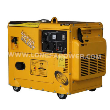 5.5kw / 5.5kVA Novo tipo portátil gerador super silencioso da gasolina